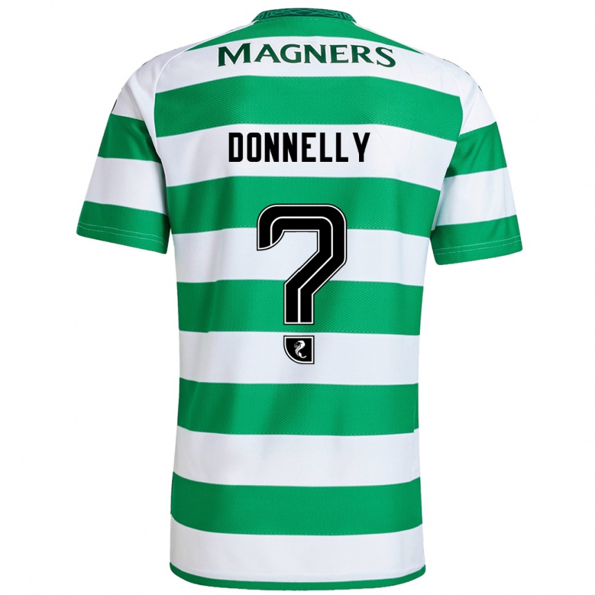 Men Football Jacob Donnelly #0 Green White Home Jersey 2024/25 T-Shirt Australia