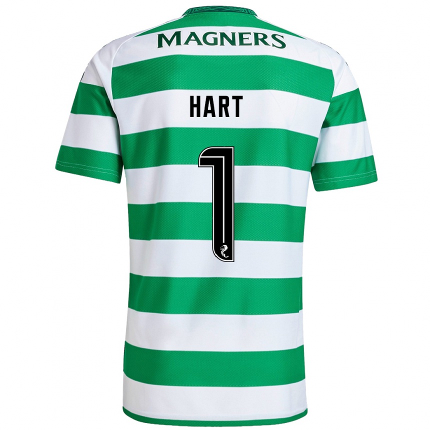 Men Football Joe Hart #1 Green White Home Jersey 2024/25 T-Shirt Australia