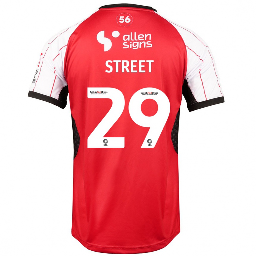 Men Football Robert Street #29 White Home Jersey 2024/25 T-Shirt Australia