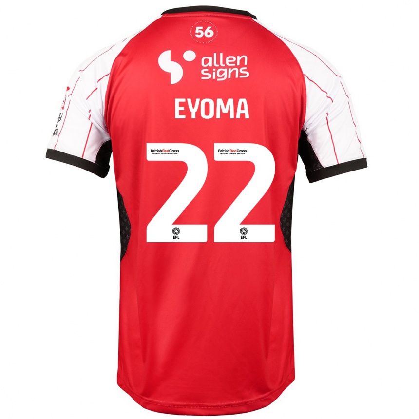 Men Football Timothy Eyoma #22 White Home Jersey 2024/25 T-Shirt Australia