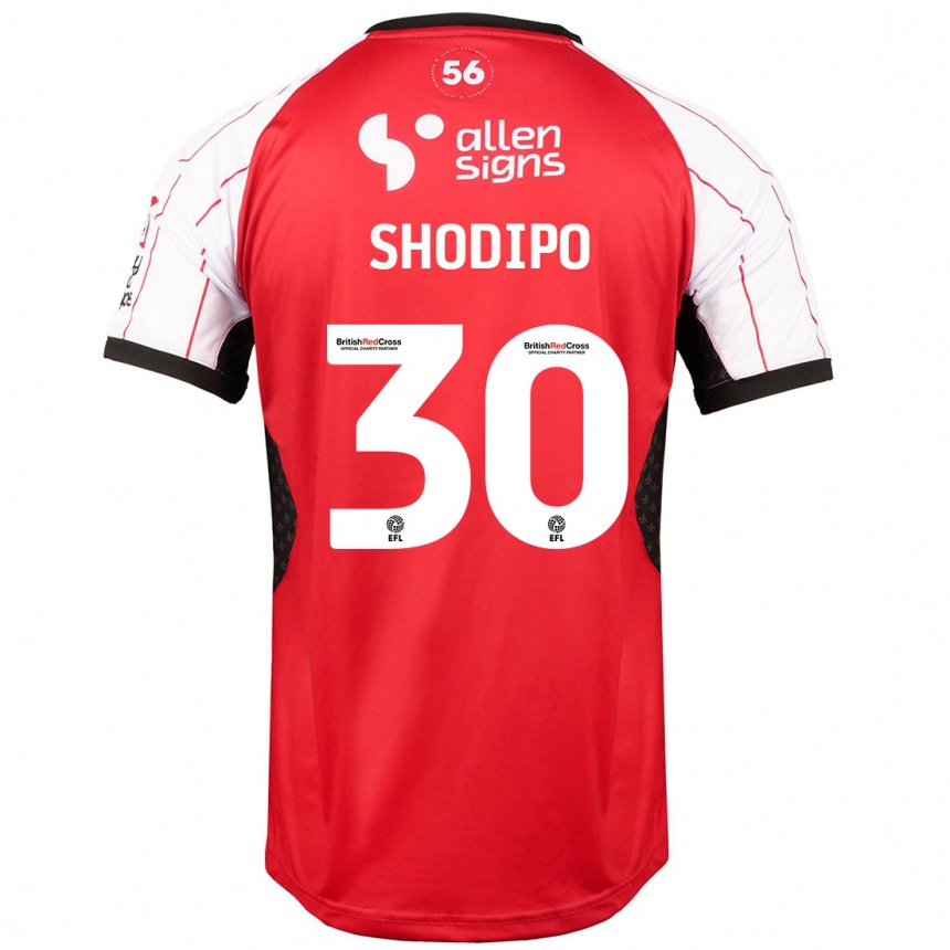 Men Football Olamide Shodipo #30 White Home Jersey 2024/25 T-Shirt Australia