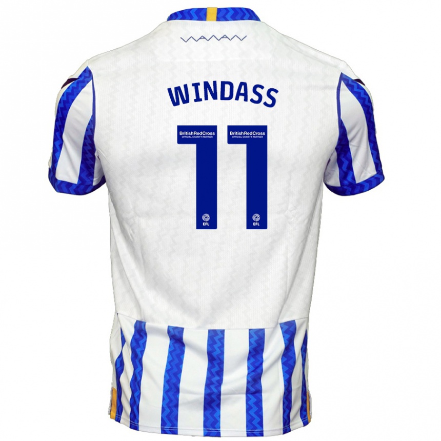 Men Football Josh Windass #11 Blue White Home Jersey 2024/25 T-Shirt Australia