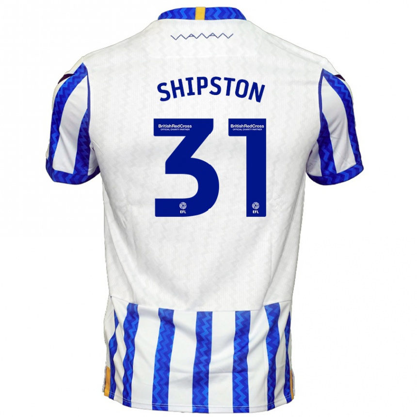 Men Football Rio Shipston #31 Blue White Home Jersey 2024/25 T-Shirt Australia