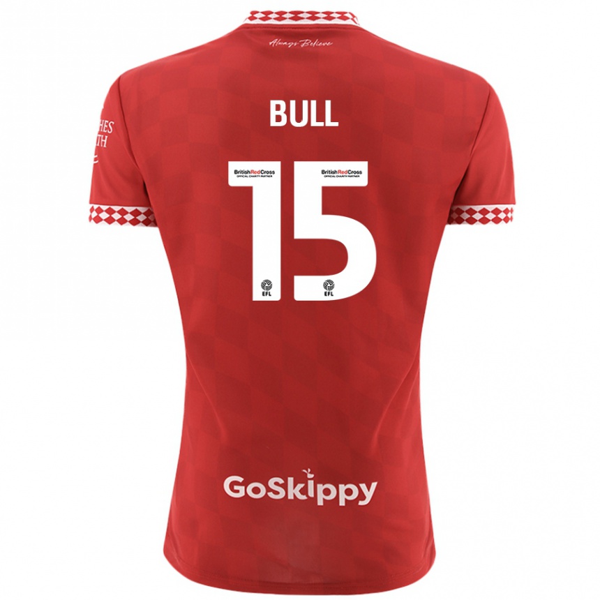 Men Football Jasmine Bull #15 Red Home Jersey 2024/25 T-Shirt Australia