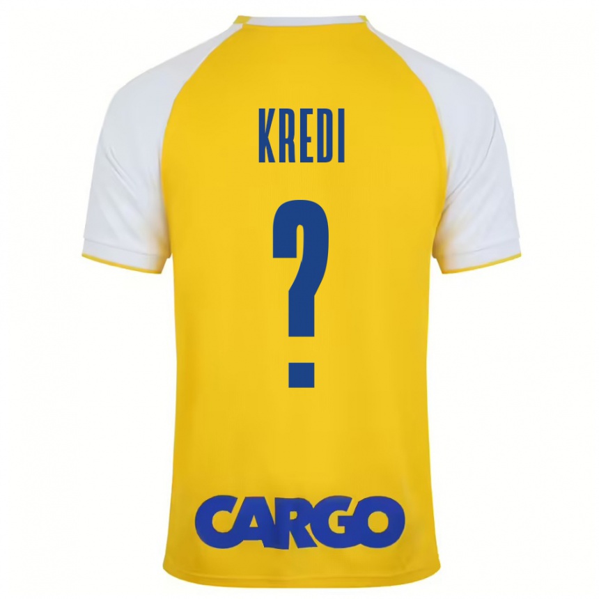 Men Football Amit Kredi #0 Yellow White Home Jersey 2024/25 T-Shirt Australia