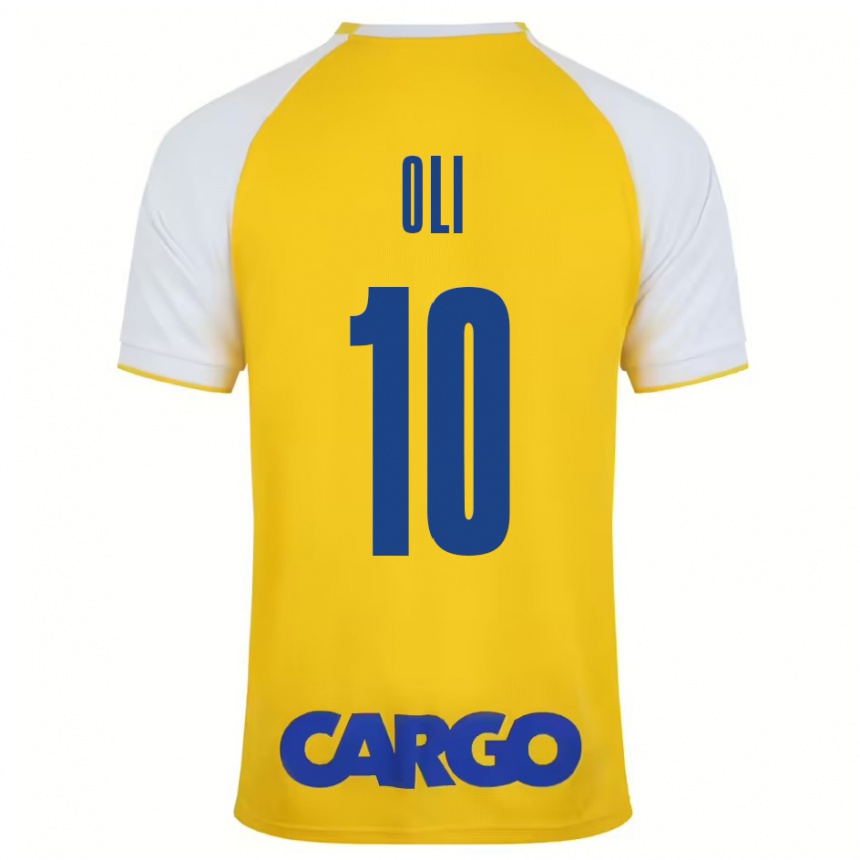 Men Football Ido Oli #10 Yellow White Home Jersey 2024/25 T-Shirt Australia