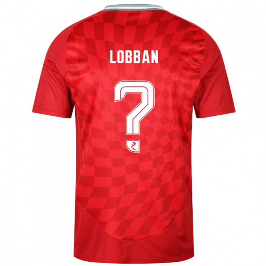 Men Football Dylan Lobban #0 Red Home Jersey 2024/25 T-Shirt Australia