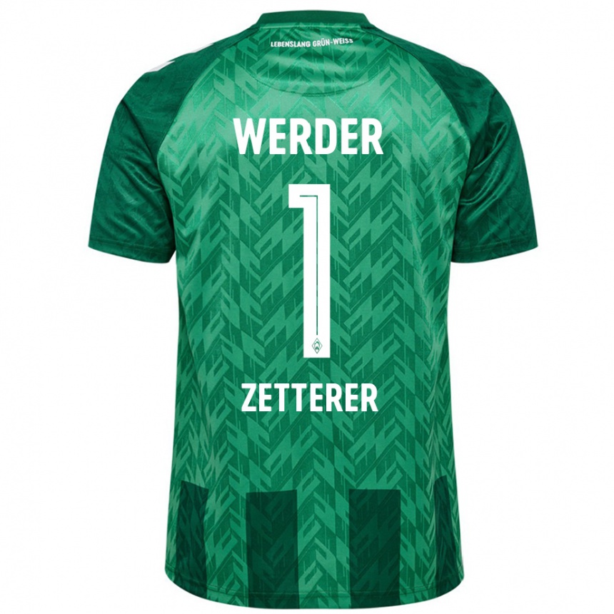 Men Football Michael Zetterer #1 Green Home Jersey 2024/25 T-Shirt Australia