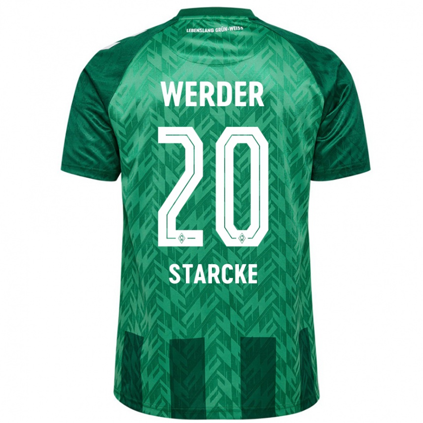 Men Football Bennet Starcke #20 Green Home Jersey 2024/25 T-Shirt Australia