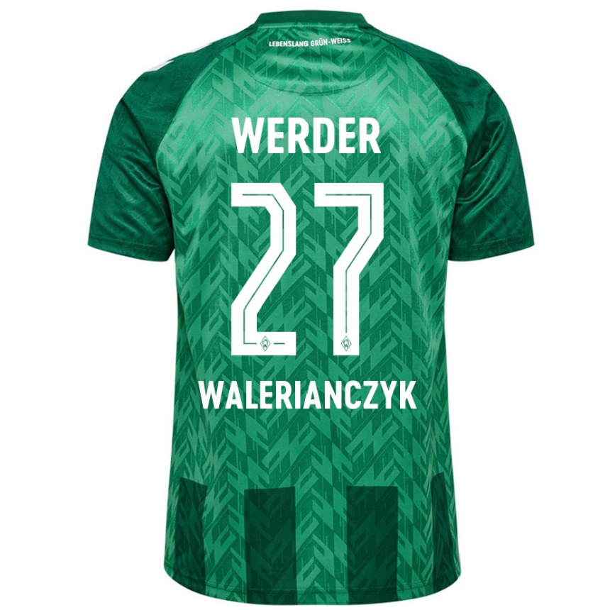 Men Football Dennis Walerianczyk #27 Green Home Jersey 2024/25 T-Shirt Australia