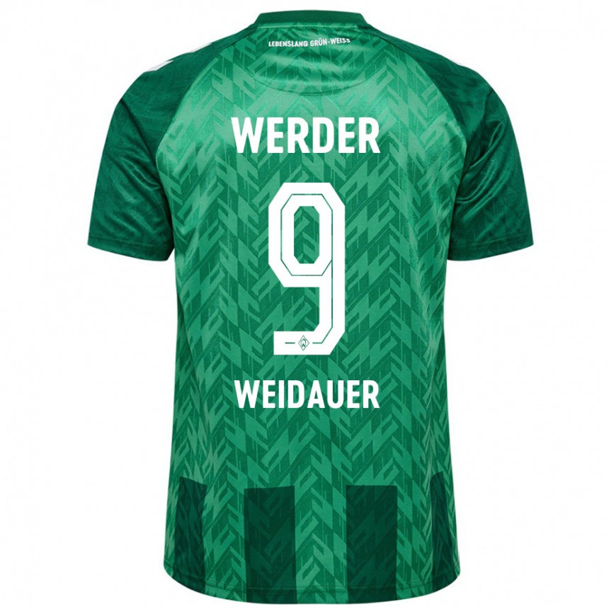 Men Football Sophie Weidauer #9 Green Home Jersey 2024/25 T-Shirt Australia