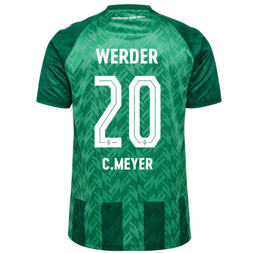 Men Football Christin Meyer #20 Green Home Jersey 2024/25 T-Shirt Australia