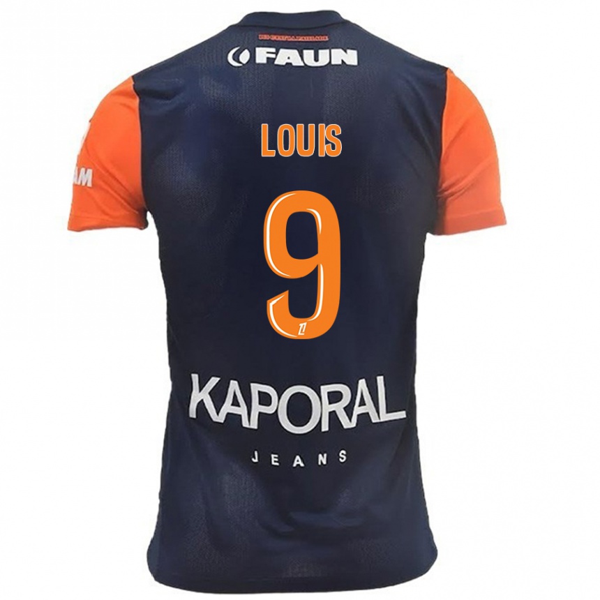 Men Football Kethna Louis #9 Navy Blue Orange Home Jersey 2024/25 T-Shirt Australia