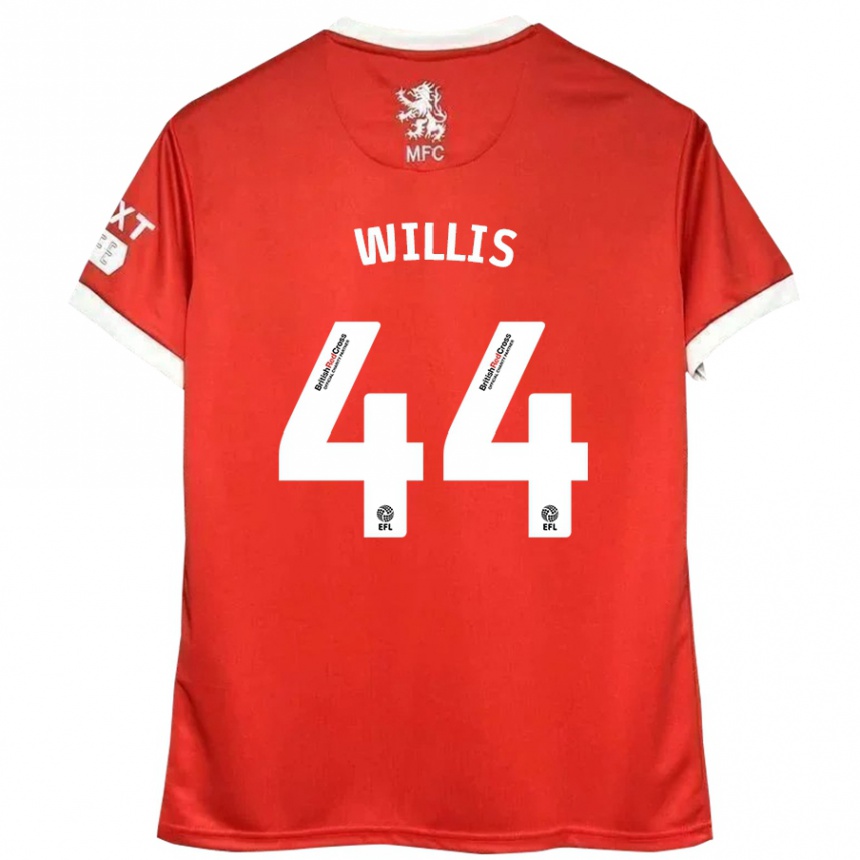 Men Football Pharrell Willis #44 Red White Home Jersey 2024/25 T-Shirt Australia