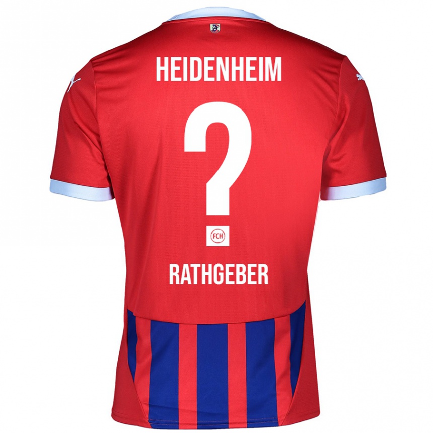 Men Football Bernd Rathgeber #0 Red Blue Home Jersey 2024/25 T-Shirt Australia