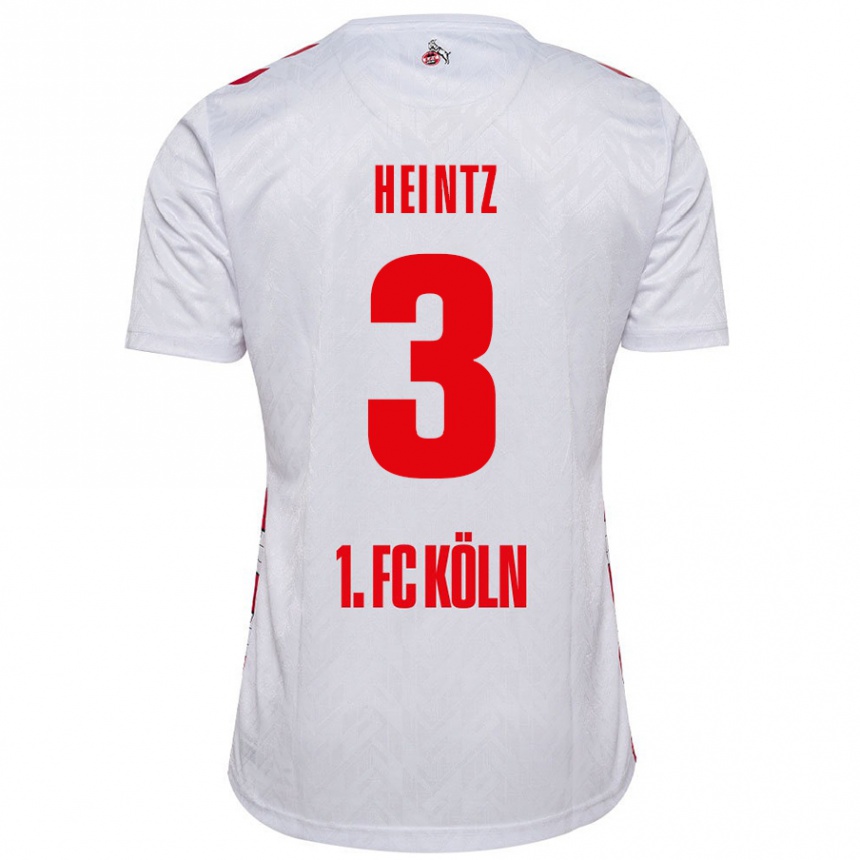 Men Football Dominique Heintz #3 White Red Home Jersey 2024/25 T-Shirt Australia