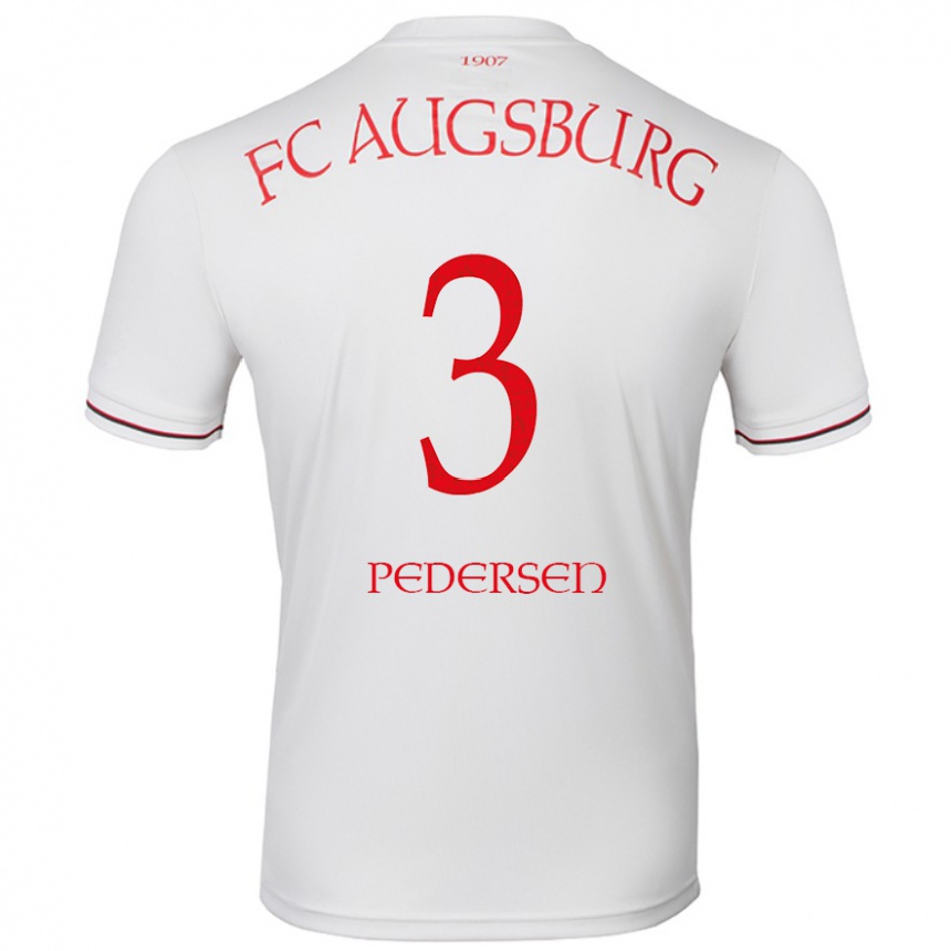 Men Football Mads Pedersen #3 White Home Jersey 2024/25 T-Shirt Australia