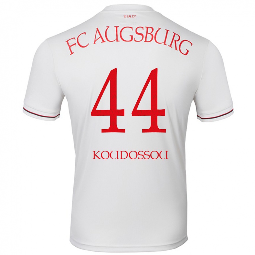 Men Football Henri Koudossou #44 White Home Jersey 2024/25 T-Shirt Australia