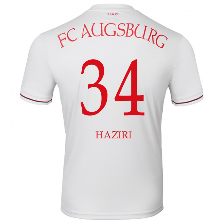 Men Football Edi Haziri #34 White Home Jersey 2024/25 T-Shirt Australia