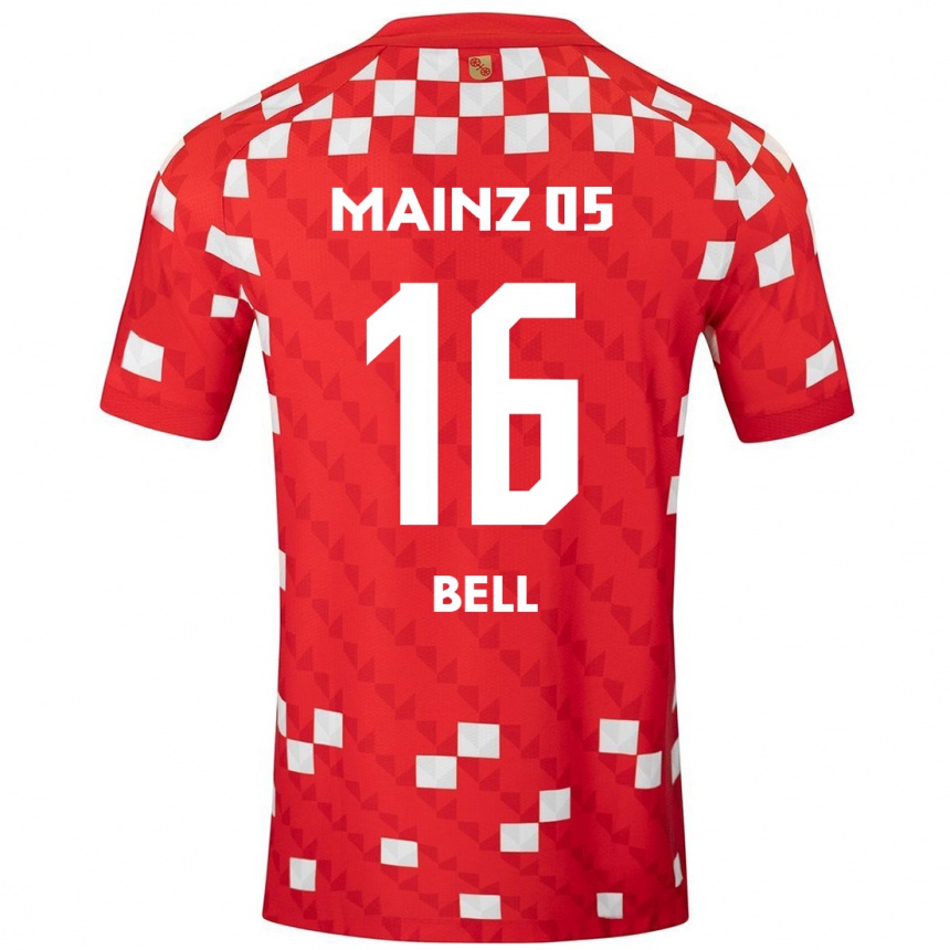 Men Football Stefan Bell #16 White Red Home Jersey 2024/25 T-Shirt Australia