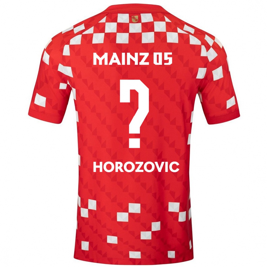 Men Football Sean Horozovic #0 White Red Home Jersey 2024/25 T-Shirt Australia