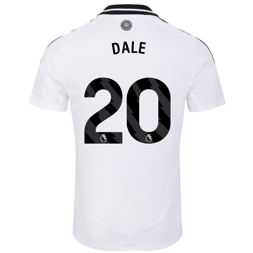 Men Football Olivia Dale #20 White Home Jersey 2024/25 T-Shirt Australia