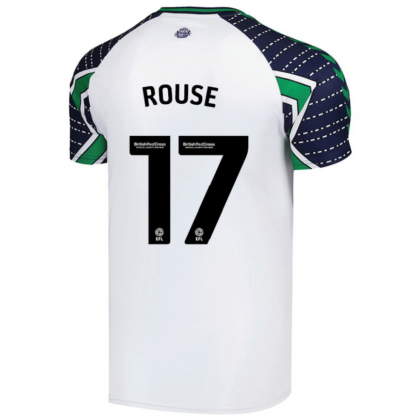 Men Football Mollie Rouse #17 White Away Jersey 2024/25 T-Shirt Australia