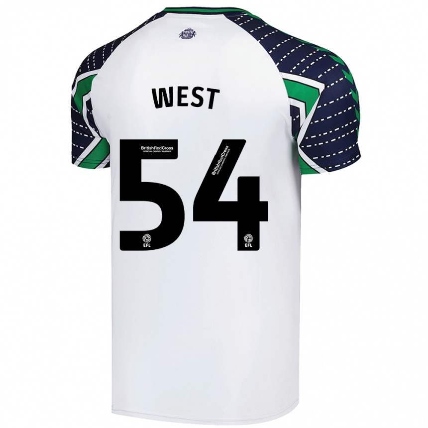 Men Football Ella West #54 White Away Jersey 2024/25 T-Shirt Australia