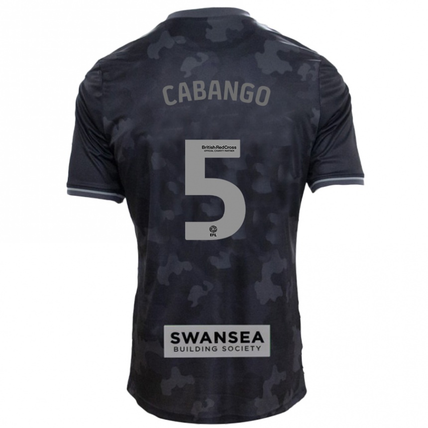 Men Football Ben Cabango #5 Black Away Jersey 2024/25 T-Shirt Australia