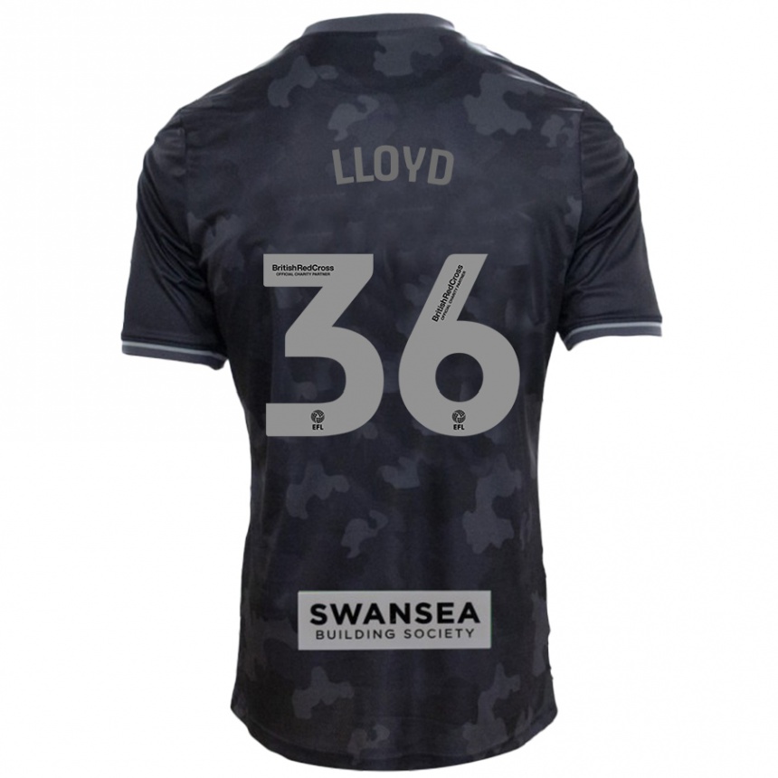 Men Football Ben Lloyd #36 Black Away Jersey 2024/25 T-Shirt Australia