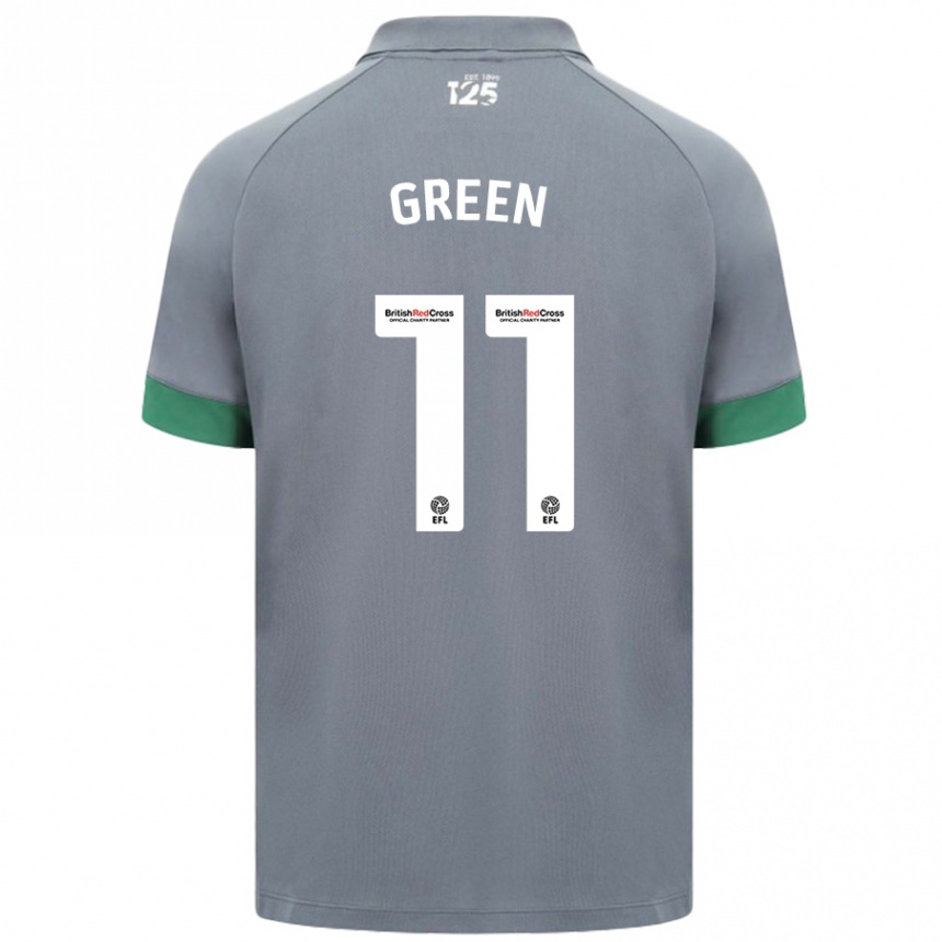 Men Football Danielle Green #11 Dark Gray Away Jersey 2024/25 T-Shirt Australia