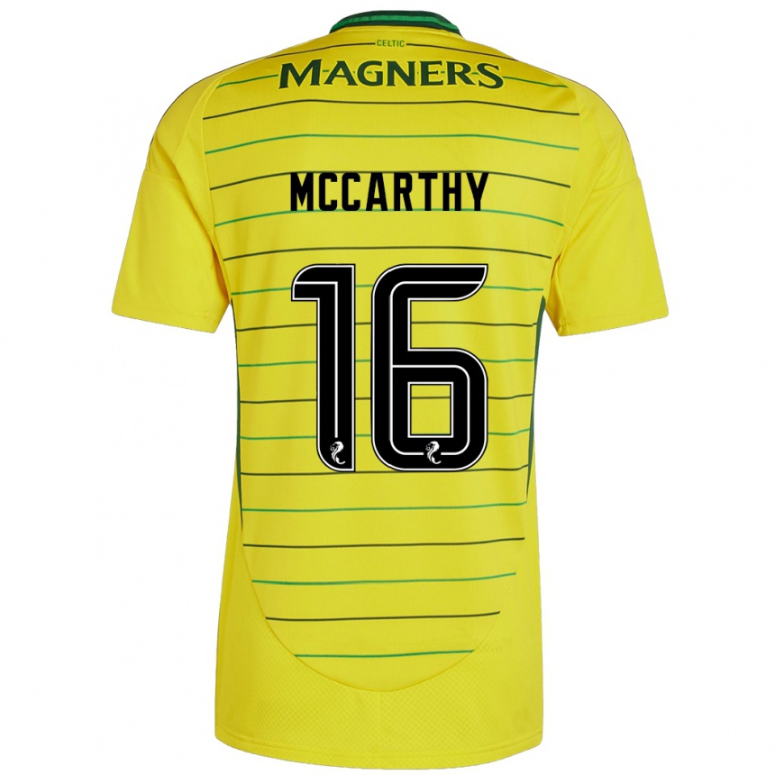 Men Football James Mccarthy #16 Yellow Away Jersey 2024/25 T-Shirt Australia