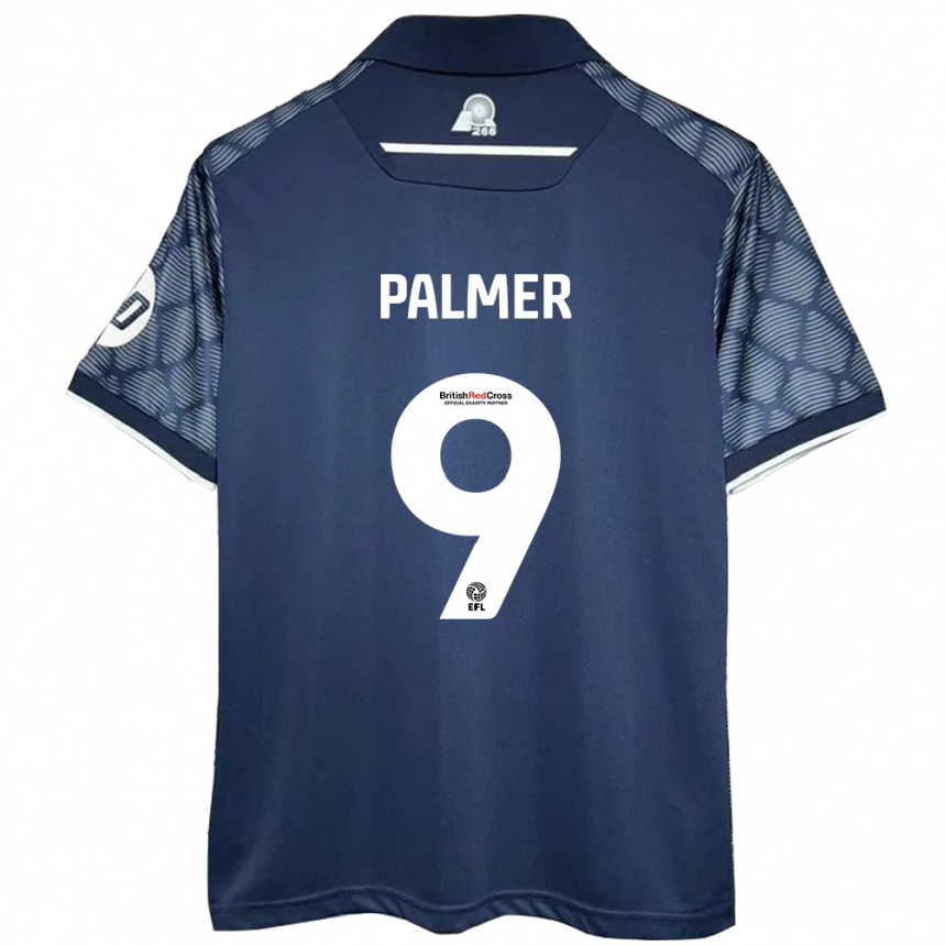 Men Football Ollie Palmer #9 Black Away Jersey 2024/25 T-Shirt Australia