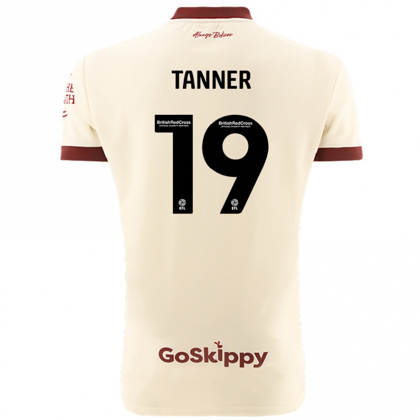 Men Football George Tanner #19 Cream White Away Jersey 2024/25 T-Shirt Australia