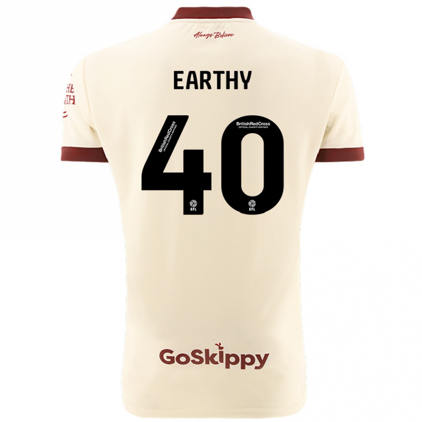 Men Football George Earthy #40 Cream White Away Jersey 2024/25 T-Shirt Australia