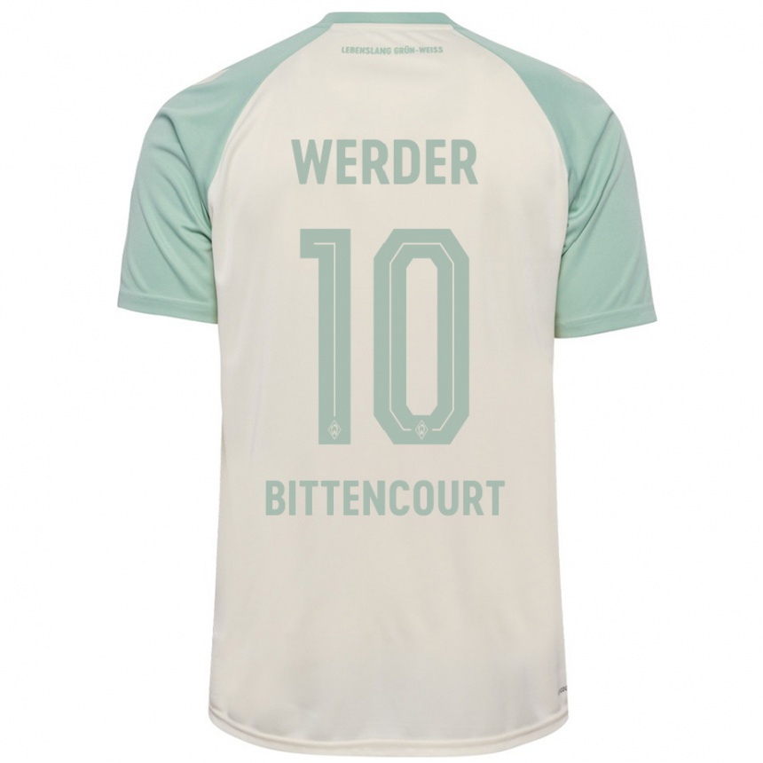 Men Football Leonardo Bittencourt #10 Off-White Light Green Away Jersey 2024/25 T-Shirt Australia