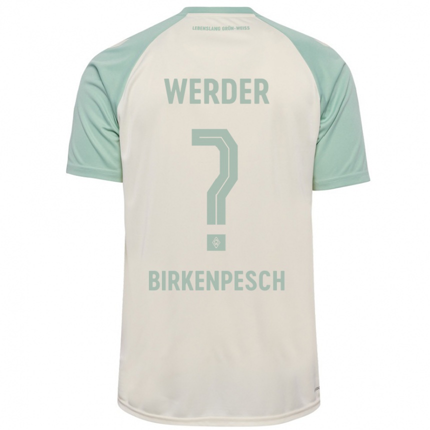 Men Football Noah Birkenpesch #0 Off-White Light Green Away Jersey 2024/25 T-Shirt Australia