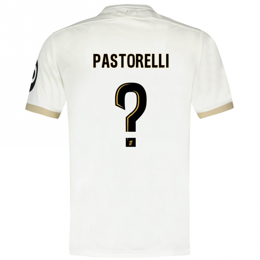 Men Football Julien Pastorelli #0 White Gold Away Jersey 2024/25 T-Shirt Australia