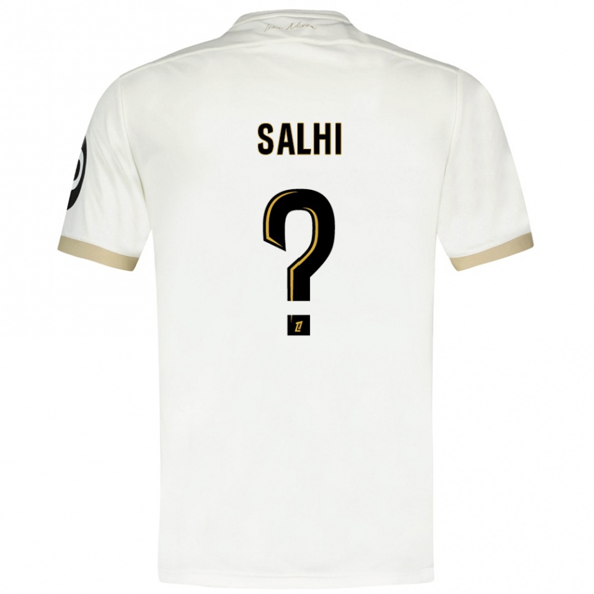 Men Football Iliesse Salhi #0 White Gold Away Jersey 2024/25 T-Shirt Australia