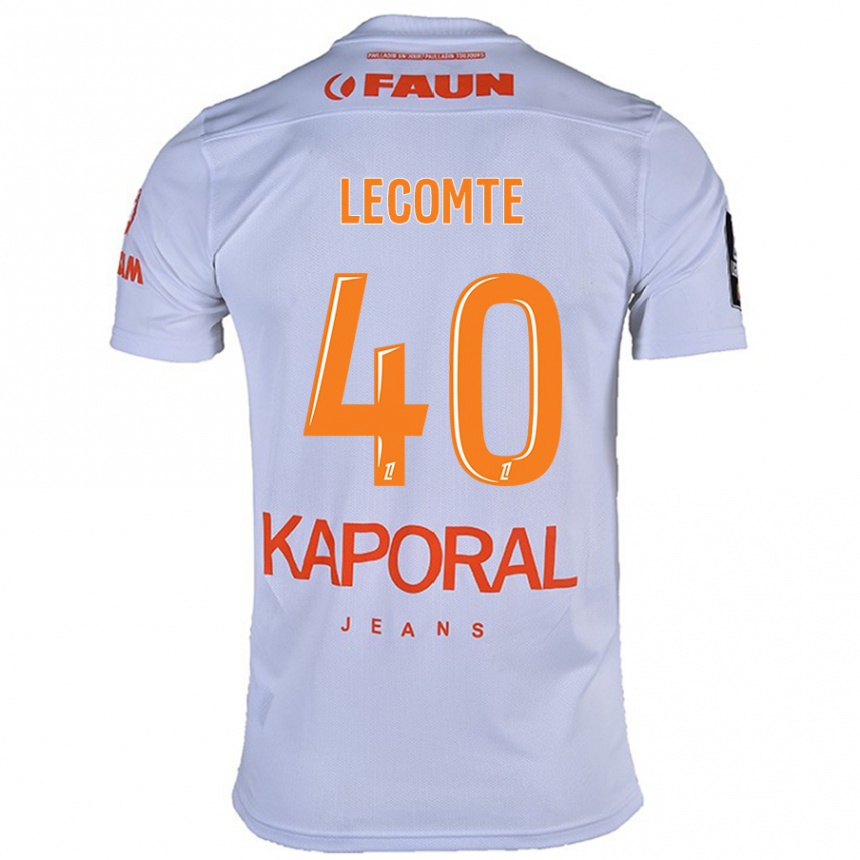 Men Football Benjamin Lecomte #40 White Away Jersey 2024/25 T-Shirt Australia