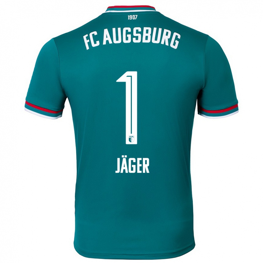 Men Football Tobias Jäger #1 Dark Green Away Jersey 2024/25 T-Shirt Australia