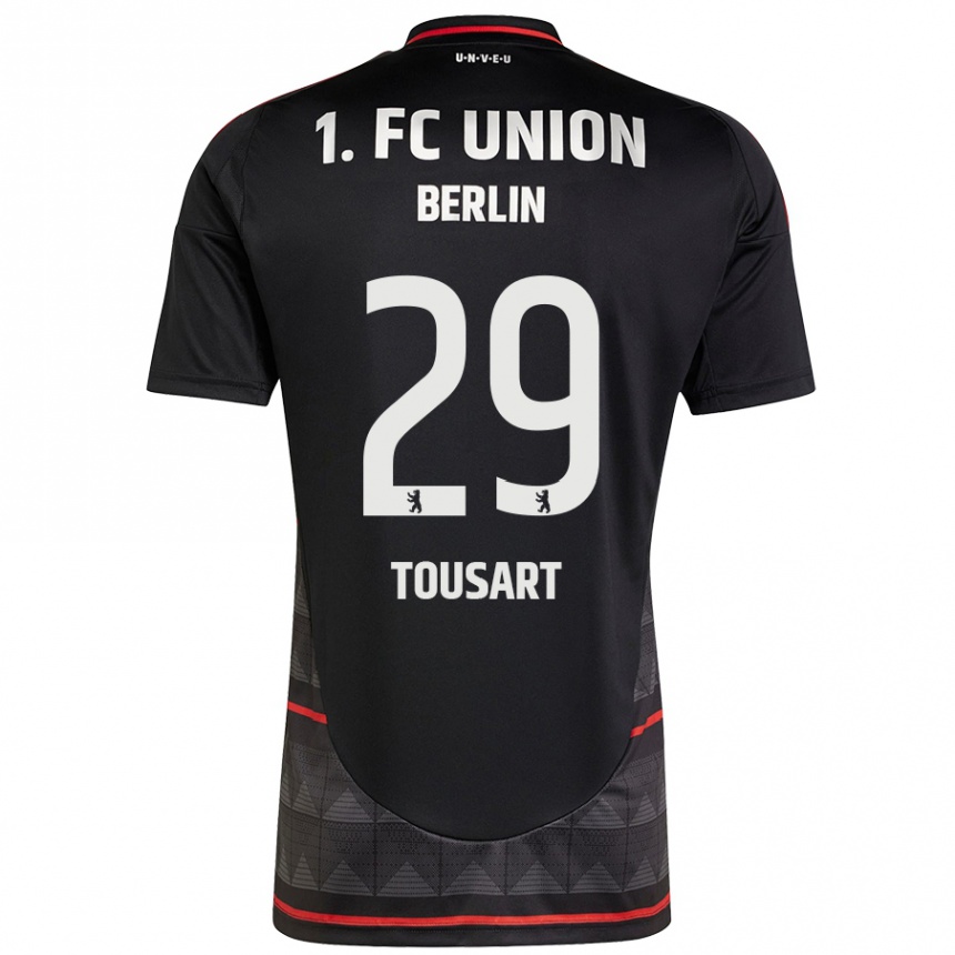 Men Football Lucas Tousart #29 Black Away Jersey 2024/25 T-Shirt Australia