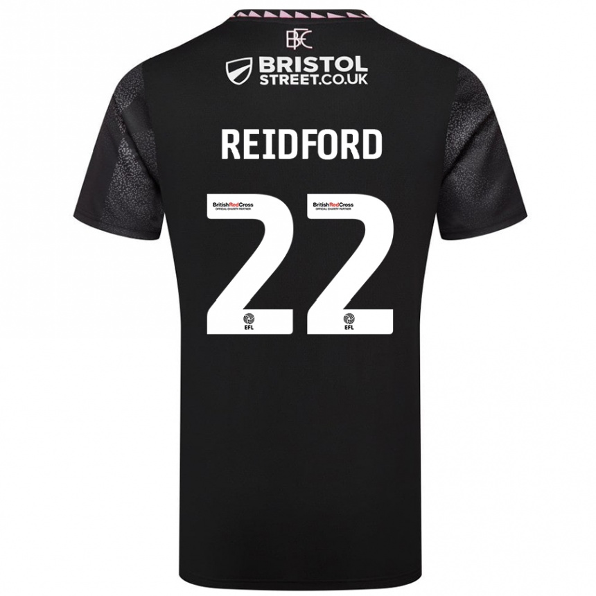 Men Football Isabella Reidford #22 Black Away Jersey 2024/25 T-Shirt Australia