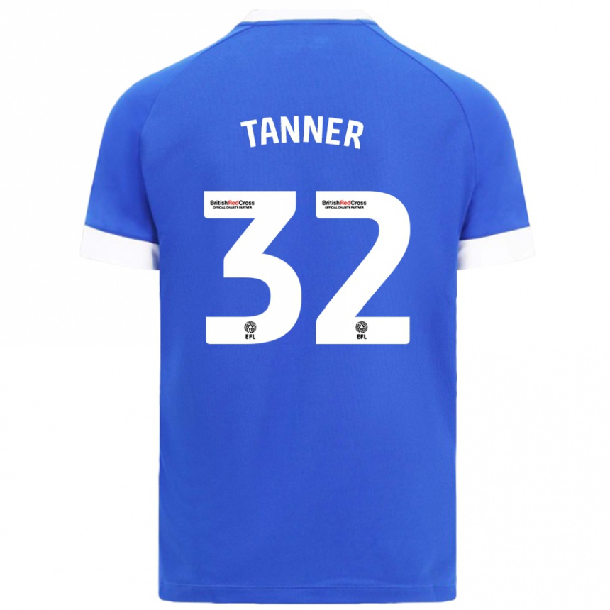 Women Football Ollie Tanner #32 Sky Blue Home Jersey 2024/25 T-Shirt Australia