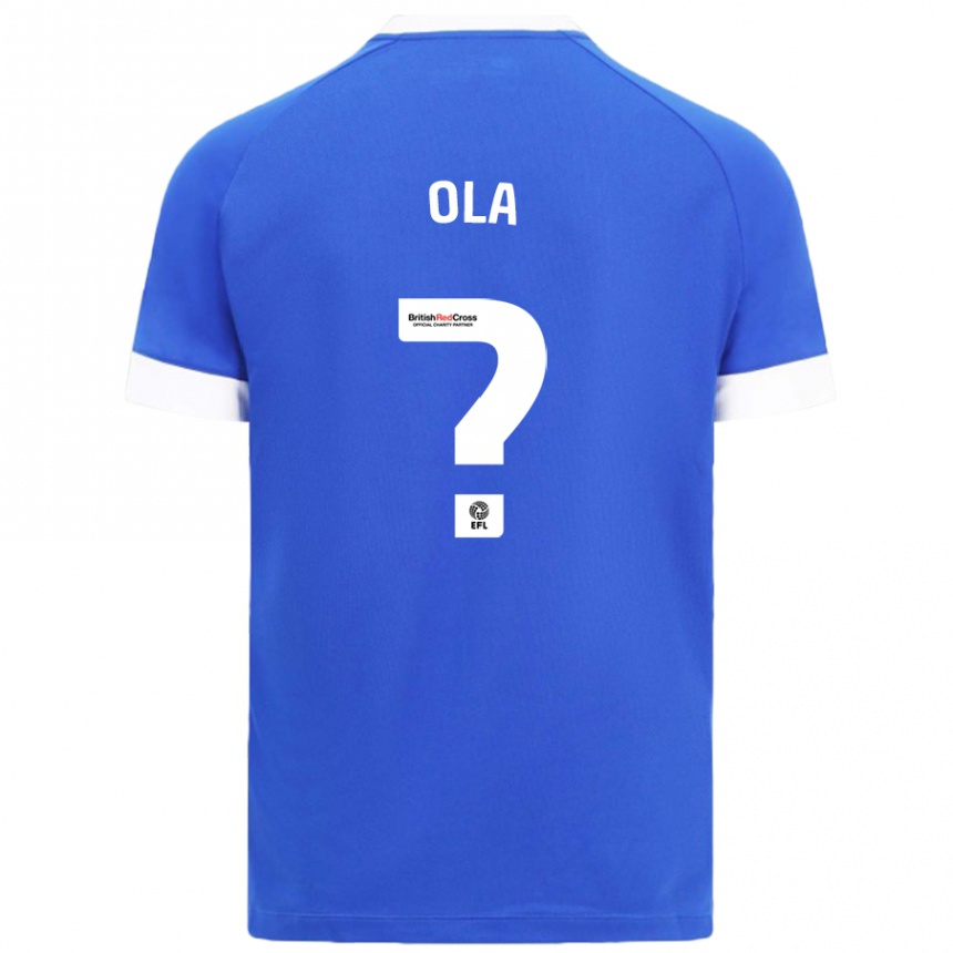 Women Football Daniel Ola #0 Sky Blue Home Jersey 2024/25 T-Shirt Australia