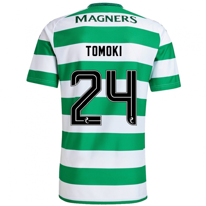 Women Football Tomoki Iwata #24 Green White Home Jersey 2024/25 T-Shirt Australia