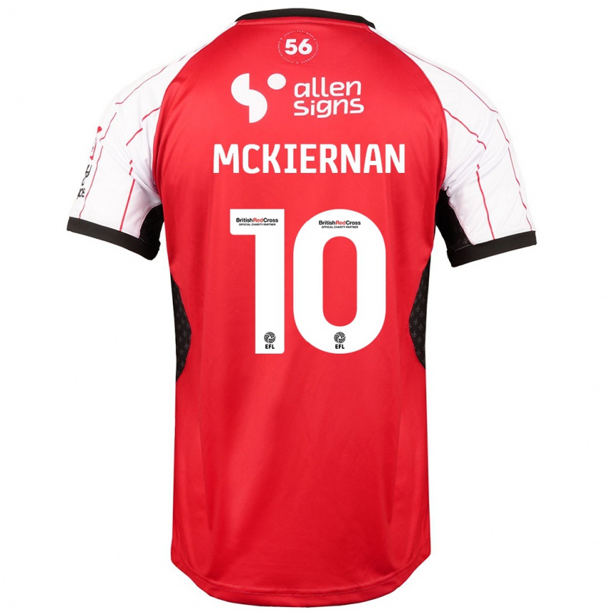 Women Football Jj Mckiernan #10 White Home Jersey 2024/25 T-Shirt Australia