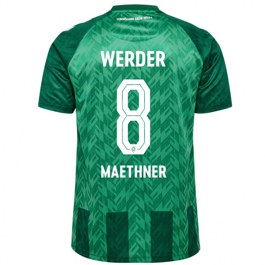 Women Football Finn Maethner #8 Green Home Jersey 2024/25 T-Shirt Australia