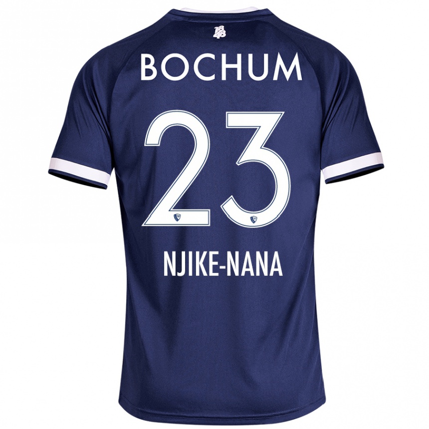 Women Football Jean-Philippe Njike-Nana #23 Dark Blue Home Jersey 2024/25 T-Shirt Australia