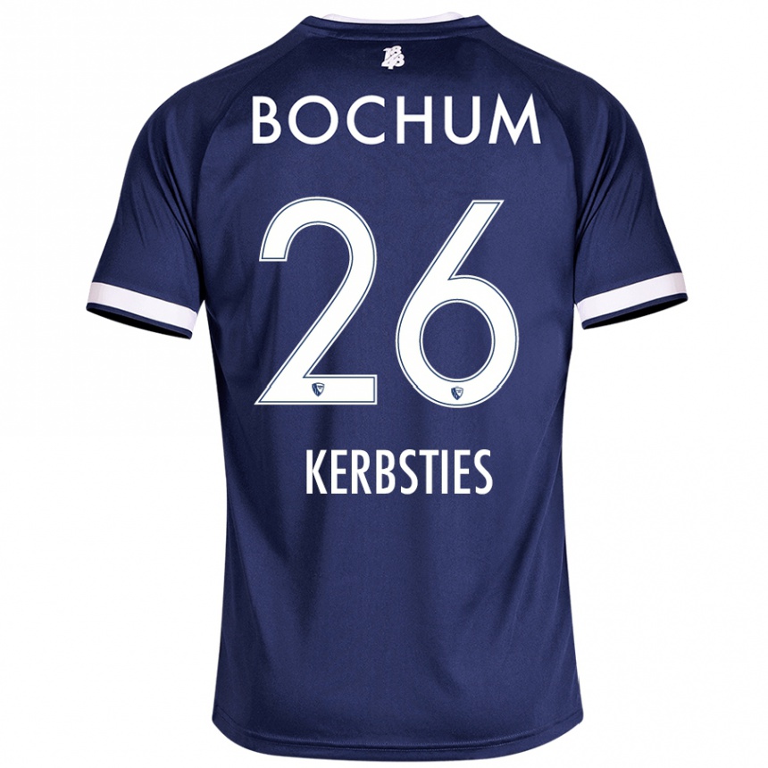 Women Football Keanu Kerbsties #26 Dark Blue Home Jersey 2024/25 T-Shirt Australia